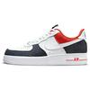 Air Force 1 07 LX Бело-красные джинсовые мужские кроссовки Midnight-Navy Chili-Red DJ5174-100