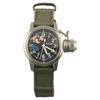 Военные корабли Зеленый тканевый ремешок M.R.M.W. Мужские часы, Попай,