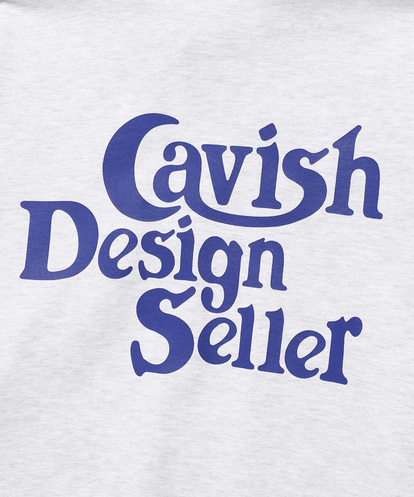 Толстовка на молнии с логотипом продавца Cavish, светло-серая(Cv2Fsum480A)