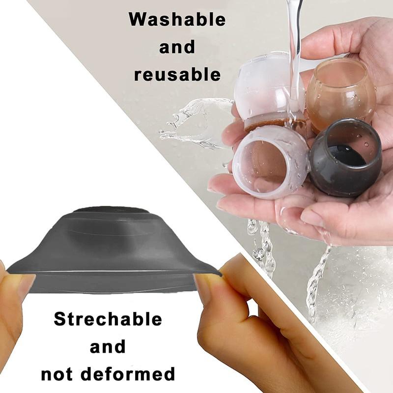 16/24/32pcs Furniture Tools Silicone Chair Leg Floor Protector Anti-Scratch Anti-Noise Chair Leg Cover