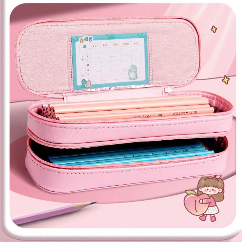 Portable Storage Box Multi-function Pen Case Durable Pencil Case  Student School Supplies