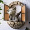 1 шт., милая мини-модель динозавра, украшение из смолы, домашний кулон, уличный садовый ремесла, украшение, подарок, игрушки