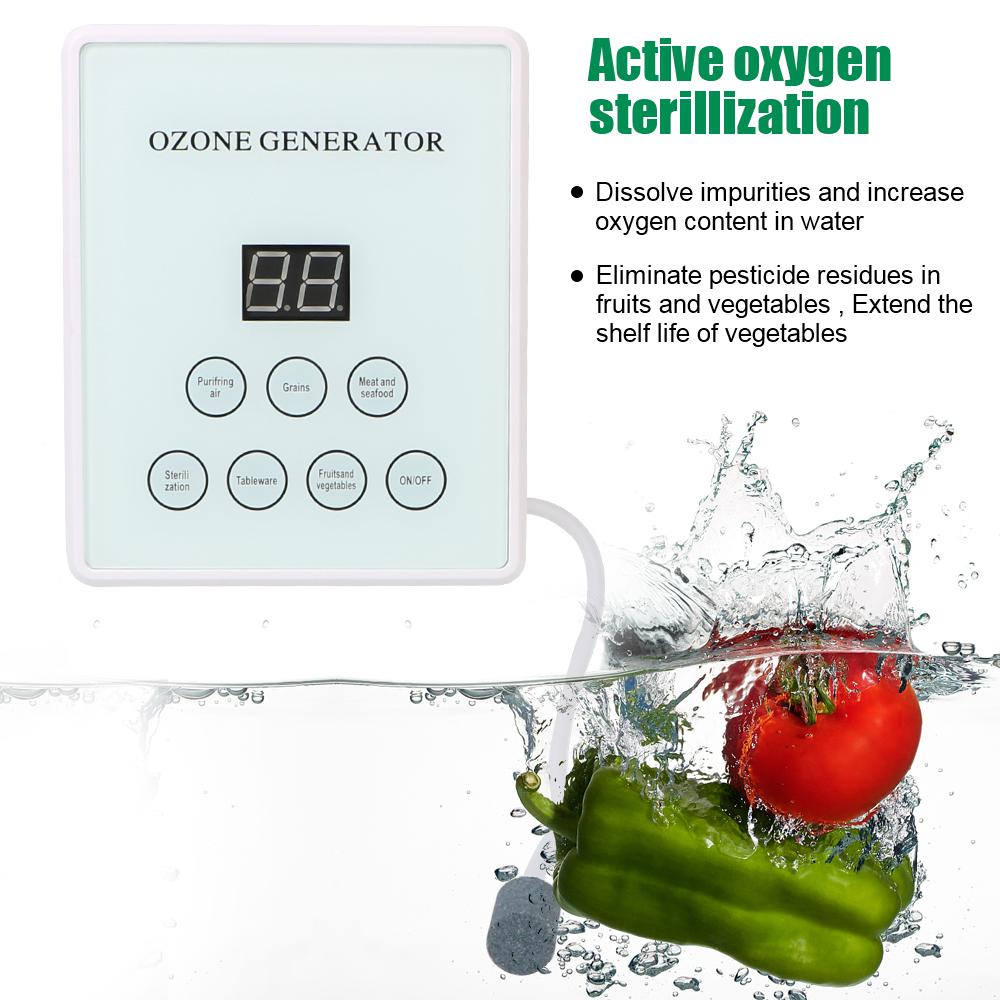 Умная машина для дезинфекции фруктов и овощей Генератор активного озона Портативный очиститель воздуха Многофункциональный дезинфектор