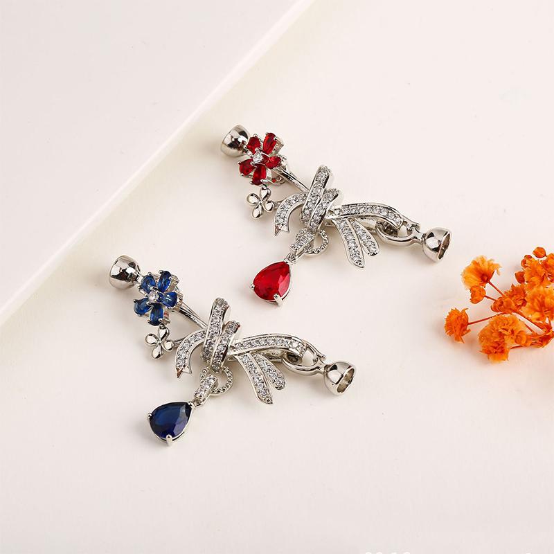 Латунные застежки-бантики, застежки, соединительные элементы, замки для аксессуаров для изготовления ювелирных изделий своими руками