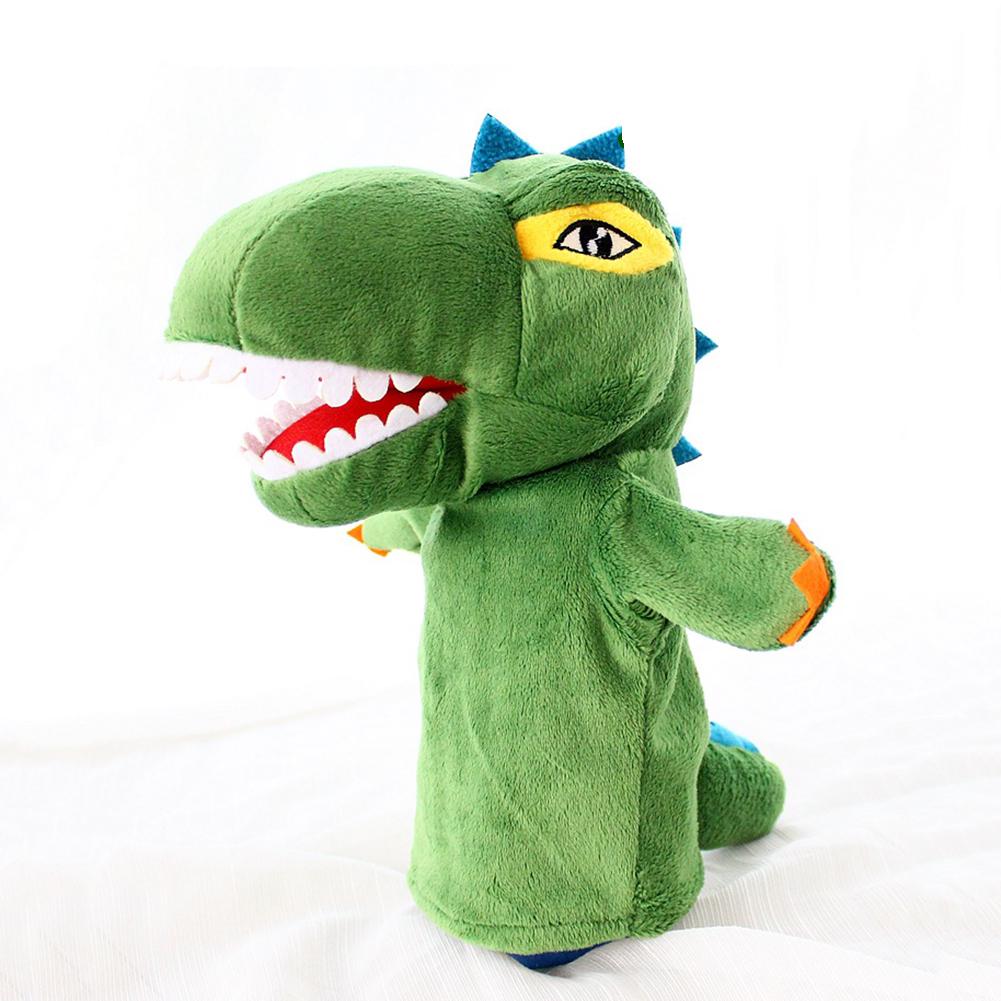Plush Dinosaur Soft New Cartoon Hand Puppet Kids Toddler Pretend Playing Toy Birthday Christmas Gift