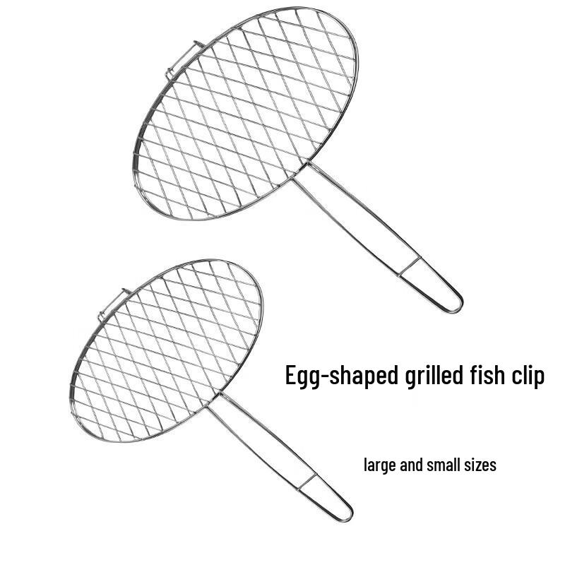 Stainless Steel BBQ Fish Grilling Basket