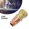Корпус цанги с газовой линзой для TIG WP-17/18/26 с сетчатыми аксессуарами латунь