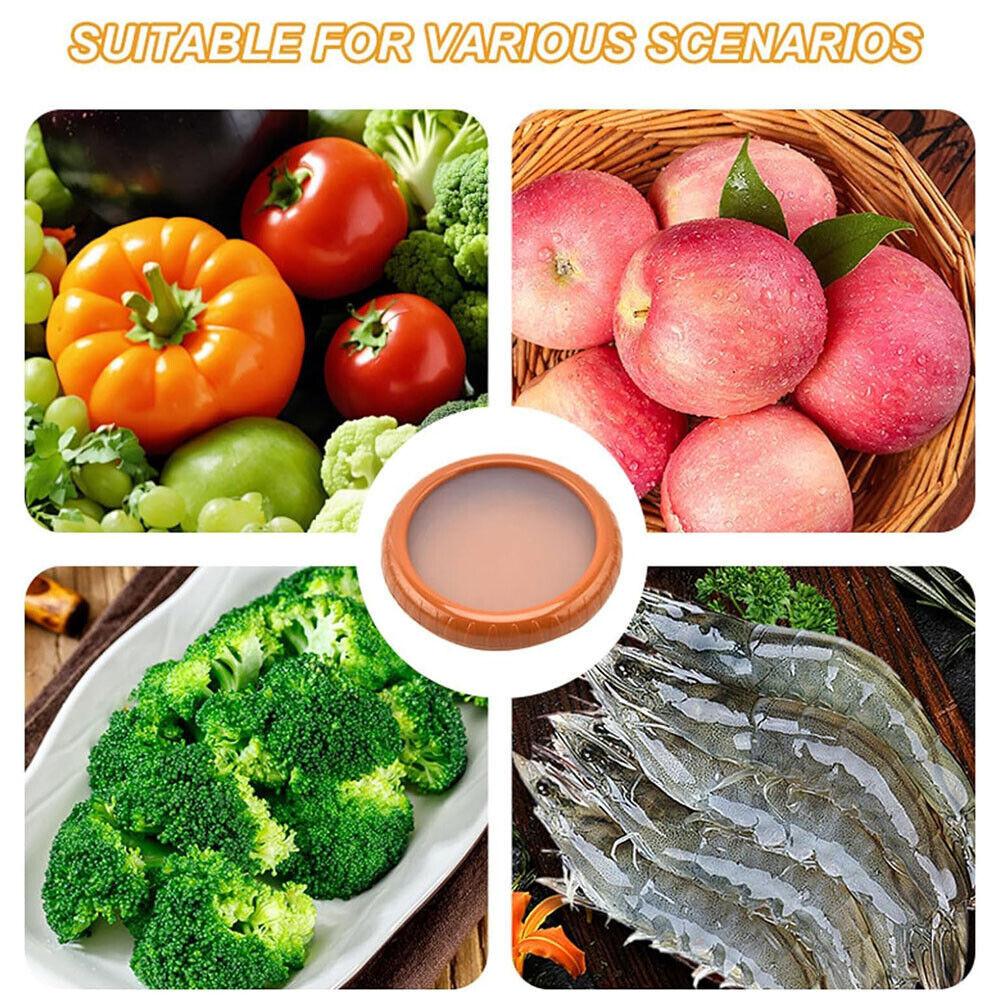 Food Grade Fruit Preservation Box, Transparent Sealed Vegetable Storage Container Reusable Kitchen Preservation Box