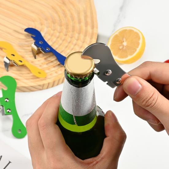 Ручной консервный нож, брелок, карманный открывалка для пивных бутылок, нержавеющая кухонная утварь для кемпинга и пешего туризма