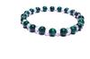 Kanoishi for Protection from Evil and Good Malachite Bracelet for Men and 6mm Natural Power Quartz [Amulet Fortune] Women, Stone, Stone, (For