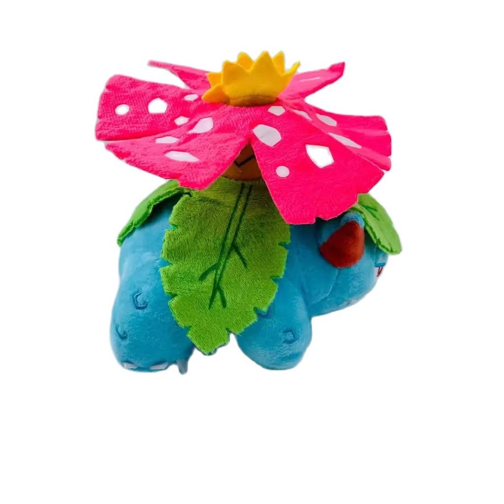 16cm Bulbasaur Flower Blossom Bulbasaur Bulbasaur Seed Evolution Edition Plush Toy Children's Plush Doll Festiva
