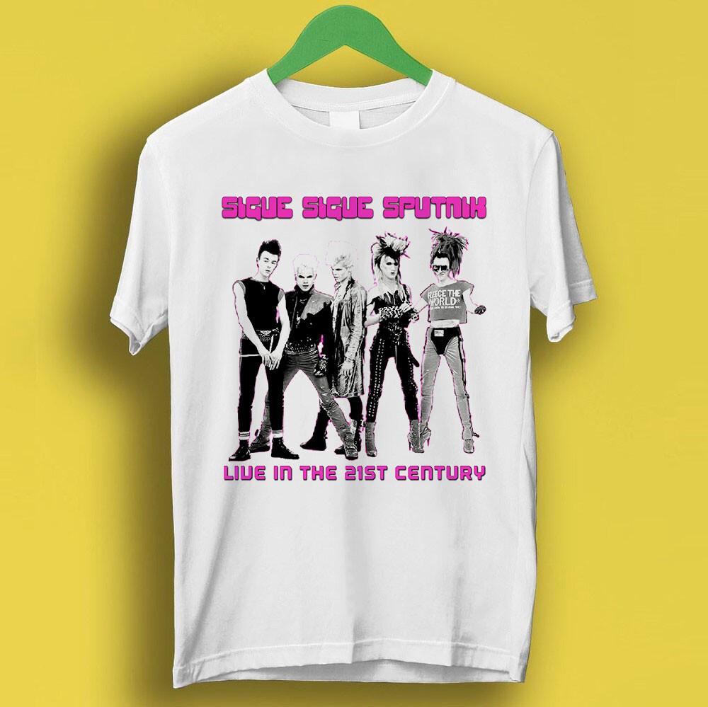 Sigue Sigue Sputnik Поколение X 21 века Новая волна Панк Футболка T-shirt P70