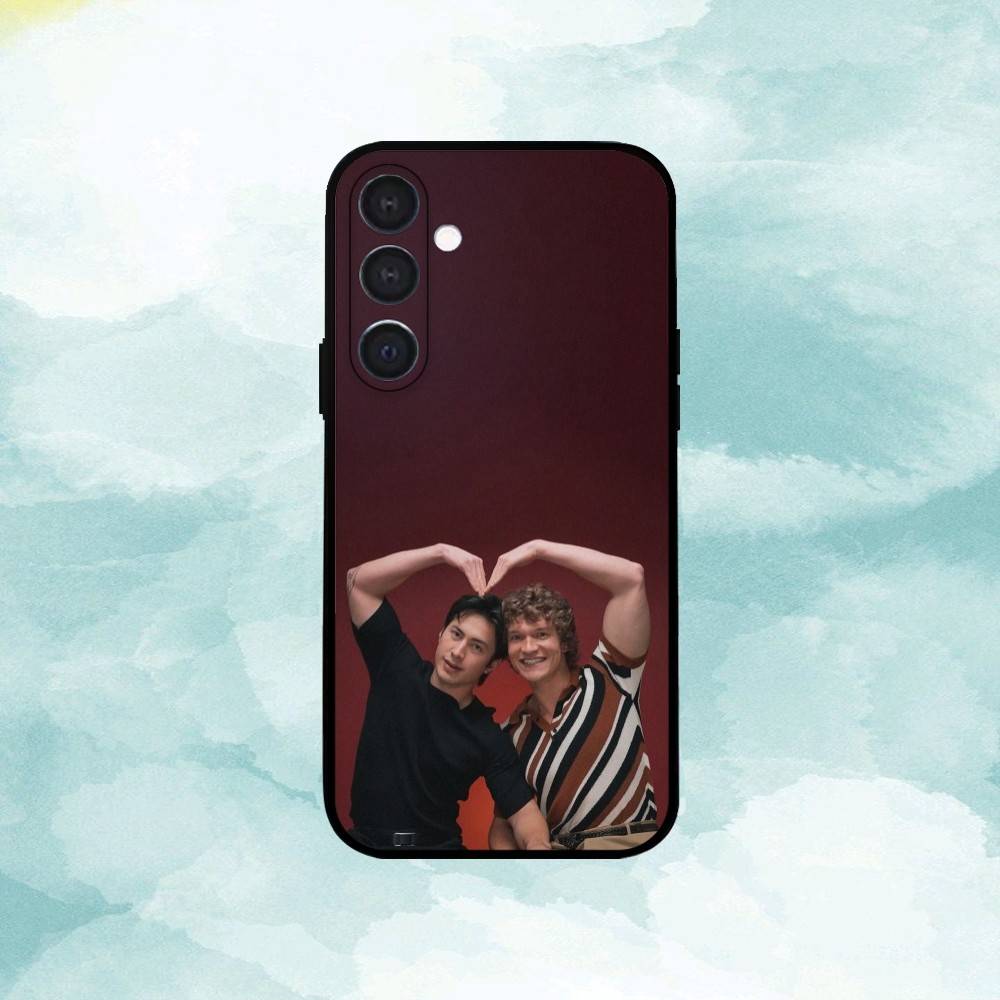 EPC H-Heated Rivalry Phone Case For Samsung A73,A21s,A22,A31,A32,A52,A53,A71,A80,Soft Black Shell