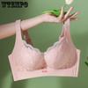 Женский дышащий собирающий бюстгальтер с тонкой чашкой без косточек, пуш-ап
