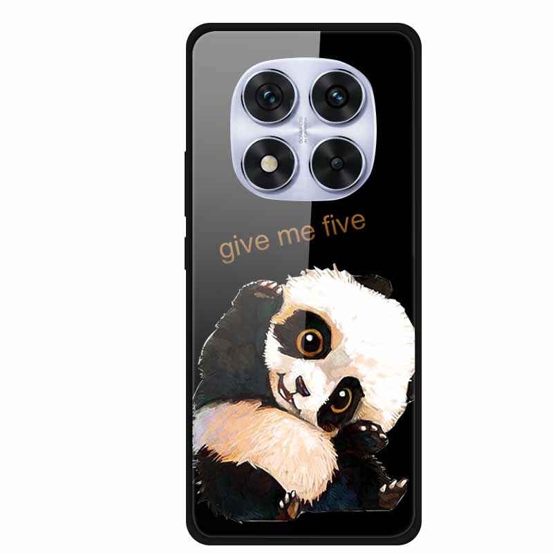 Стеклянный чехол для телефона Xiaomi Redmi Note 14 Pro 4G, Чехол для телефона из закаленного стекла, Жесткая задняя крышка для чехла Redmi Note 14 Pro 5G, Мягкий бампер