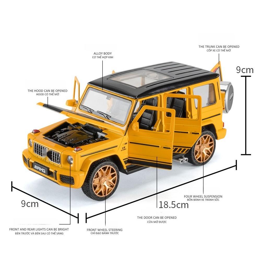 1:32 Benz G63 SUV, модель автомобиля из сплава, игрушечная модель автомобиля, литье под давлением, звук и свет, автомобильные игрушки для детей, автомобиль