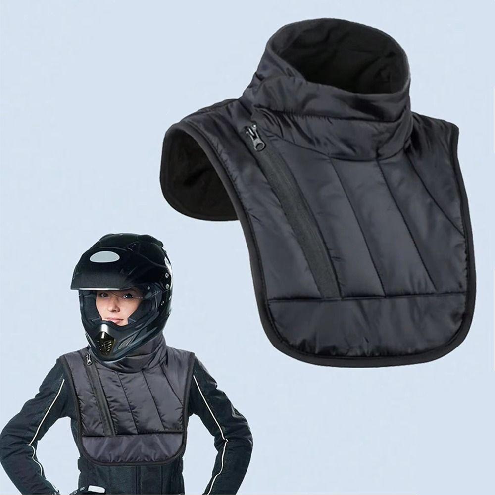 Short/Long Chest Shoulder Vest Windproof Neck Protector Universal Chest Protector Cold Weather