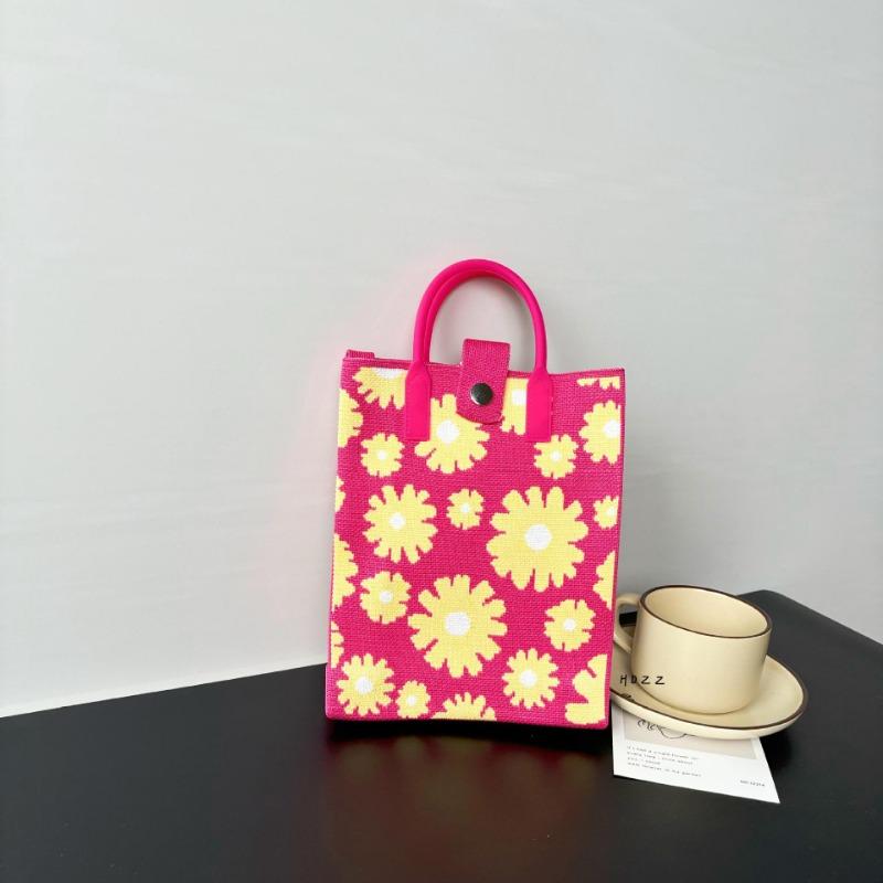 Премиальный стиль, сумка для мобильного телефона большой вместимости, вязаная сумка, нишевая, универсальная, на плечо, мессенджер, мультяшная, модная, дамская сумочка