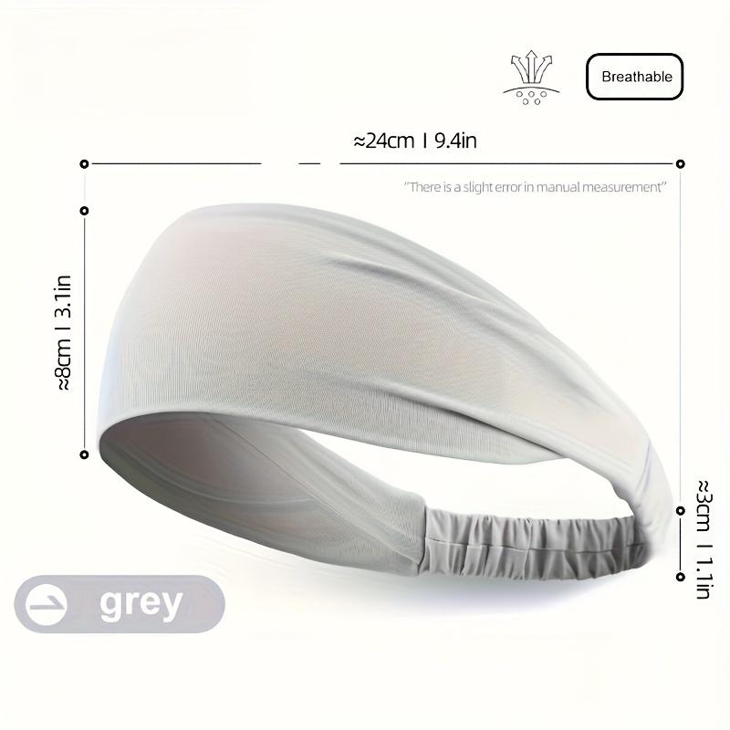 [Влагоотводящая повязка на голову] 1 шт. Нескользящая влагоотводящая спортивная повязка на голову | Дышащая влагоотводящая эластичная повязка для волос для бега, йоги, велоспорта