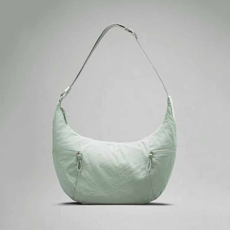 «Lulu 2024 Большая накладная сумка через плечо для круассанов, вместимость 6 л-13 л»