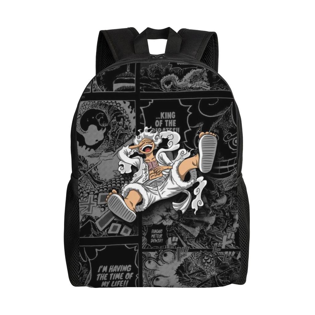 Back To School Season Snack Storage Luffy (31) Bookbag One Piece Couple Backpack
