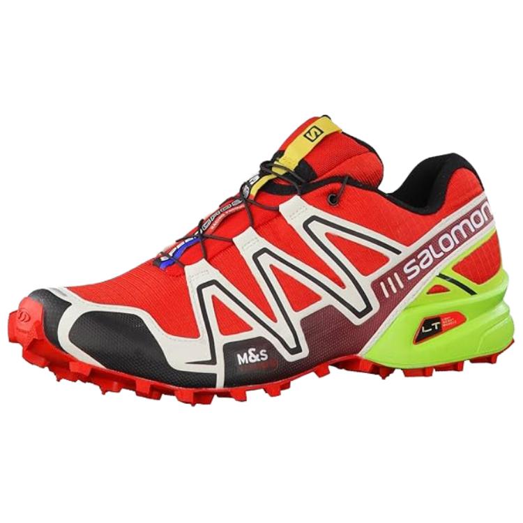 SALOMON Speedcross 3 Удобные Мягкие Прочные Низкие Кроссовки Мужские кроссовки Красные 381532