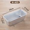 Thicken Aluminum Alloy Bakeware Food Storage Tray Toast Cake Baking Pan Plates Cheese Bread Mold Box Kitchen Dining Accessories