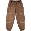 Palace Брюки-джоггеры из искусственной замши Sherpa, коричневые, унисекс, P27JG072