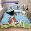 Tintin'S Bouquet Adventure Print 3Pcs Bedding Setduvet Cover With 2 Bedropillowcase Home Birthday Gift