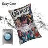 Подушка-чехол прямоугольная с принтом Junior H Sad Boyz Декор для спальни, кровати, дома Уют Подушка-плед