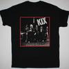 Men's and Women's T-shirts Vtg KIX Band COOL KIDS Heavy Cotton Black All Size
