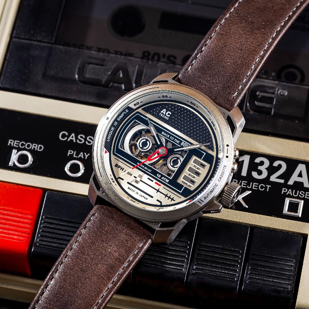 Автоматические часы с автоматической кассетой TS2303B темно-коричневые [налоговые] мужские