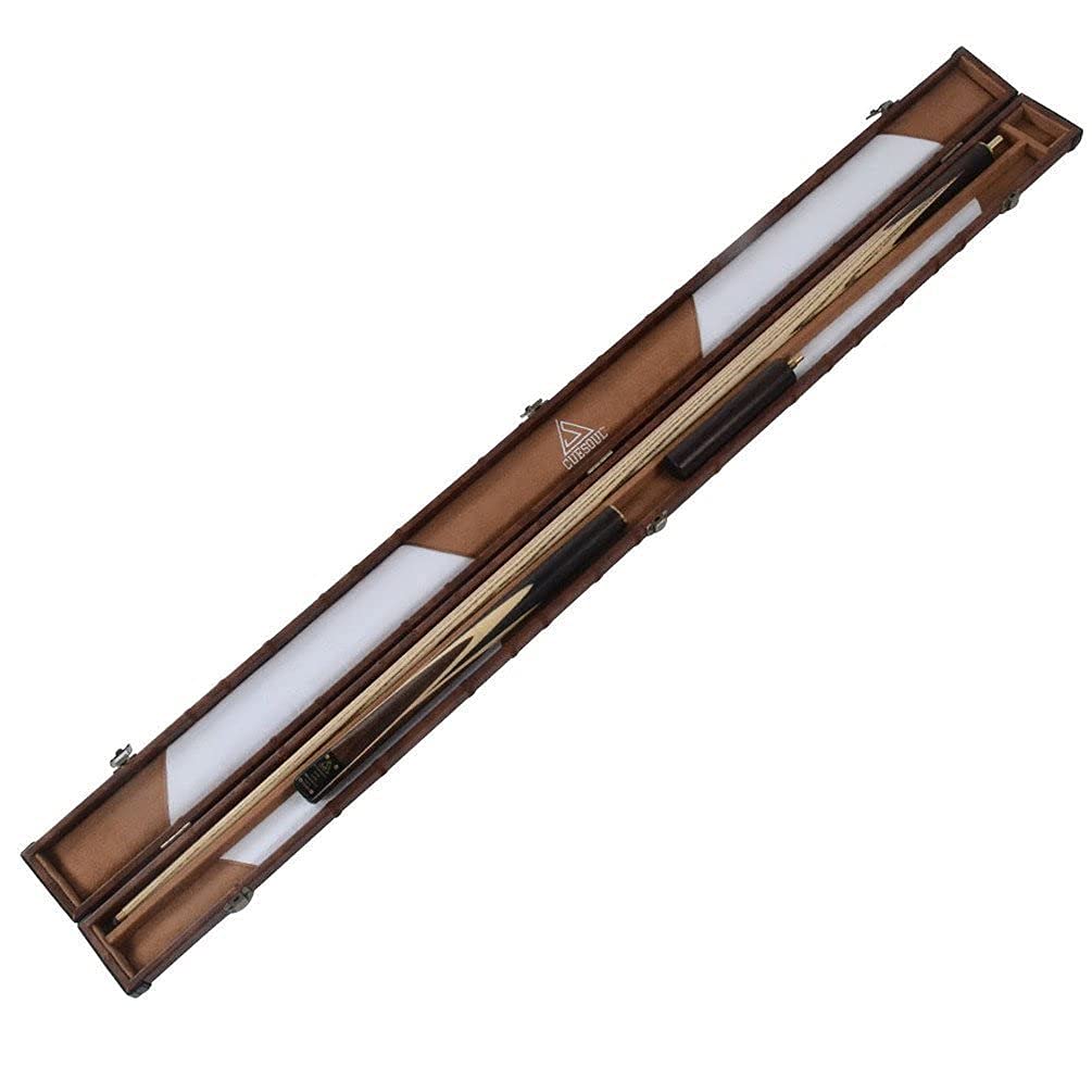 Cuesoul Handmade Piece Snooker Cue Set with Cue Case and Cue Extension 57", Rosewood, 3/4 (CSSC009)