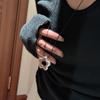 Модное серебряное (925 пробы) ожерелье с подвеской в виде цветка и черной веревочной цепочкой для женщин