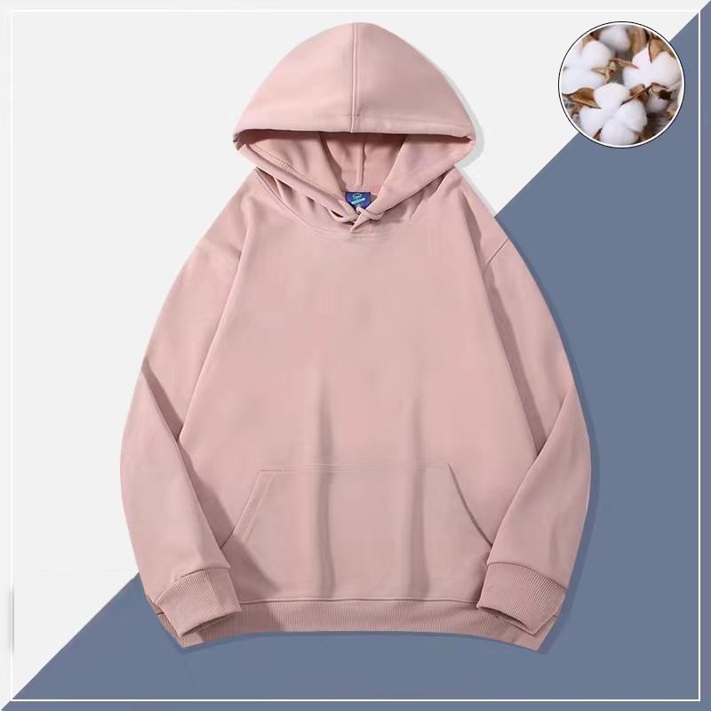 Zirunking Абсолютно новые унисекс уличные толстовки осень и весна с капюшоном пуловер двухсторонний хлопок с длинным рукавом верхняя одежда KEXINM