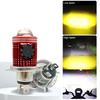 LED Motorcycle Headlight Bulb 10000LM H4/H6 12V Moto Spotlights CSP Lens White Yellow Hi Lo Lamp Scooter Accessories Fog Lights