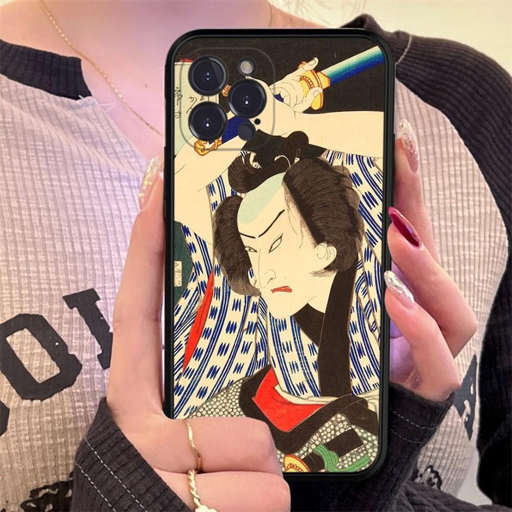 Чехол для телефона «Самурай» для iPhone Samsung Galaxy Redmi Xiaomi Oppo OnePlus Note SA 7 8 9 10 11 12 13 14 20 21 22 23 53 54 Pro Max Plus Ultra TPU Soft