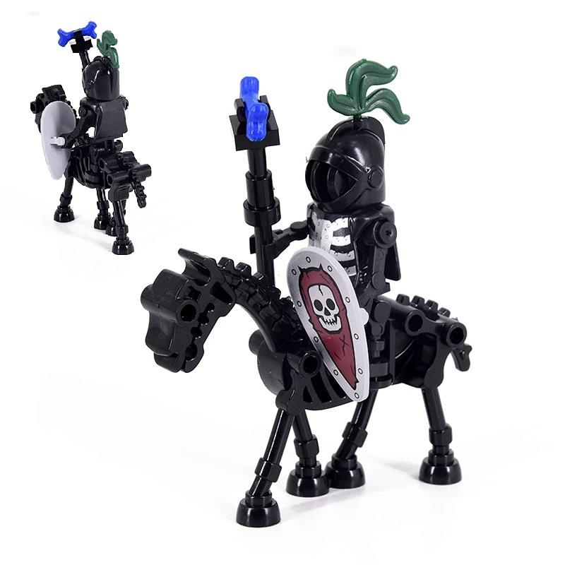 Средневековый рыцарь Древний воин Минифигурка Сборка Строительные блоки