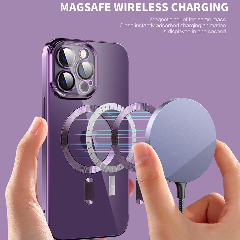 CD Texture Slim Case for iPhone 13 Pro 6.1 inch TPU Phone Case Compatible with MagSafe