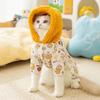 Cat Clothes Autumn and Winter Cotton Clothes Cute Satisfaction Hooded Pet Clothing Into Cat Kittens Than Bears Dog Clothing