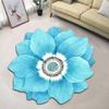 Baby Crawl Special-shaped Flower Carpet Peony Pastoral Blanket 60x60cm Magnolia Door Gasket Living Room Tea Table Bedside