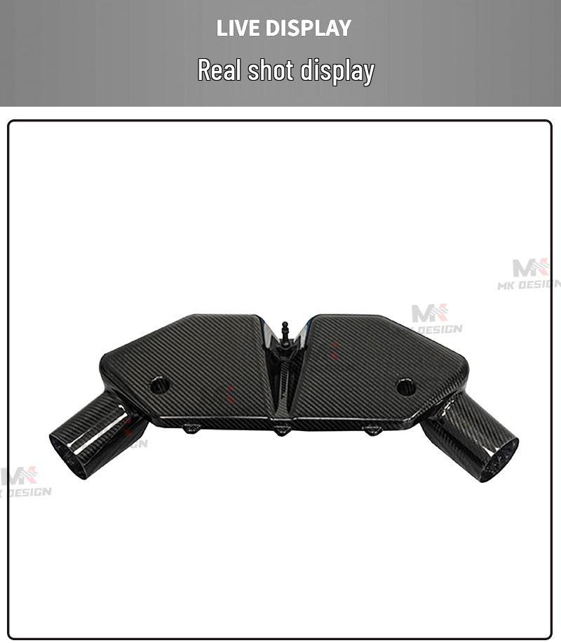 Alfa Romeo Giulia Quadrifoglio Carbon Fiber Hood Intake Kit