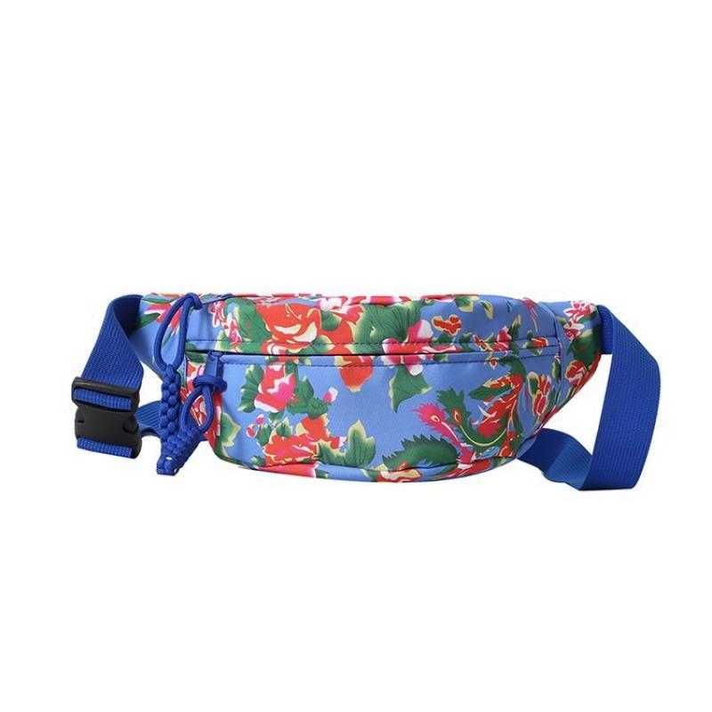 Большая сумка кроссбоди с цветком Новая сумка на грудь Гочжоу Индивидуальная универсальная модная поясная сумка Тренд