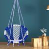 Round Cotton Home Swing Chair for Adults & Kids/Hammock Hanging Swing for Balcony, Indoor & Outdoor Handmade Cotton Jhula