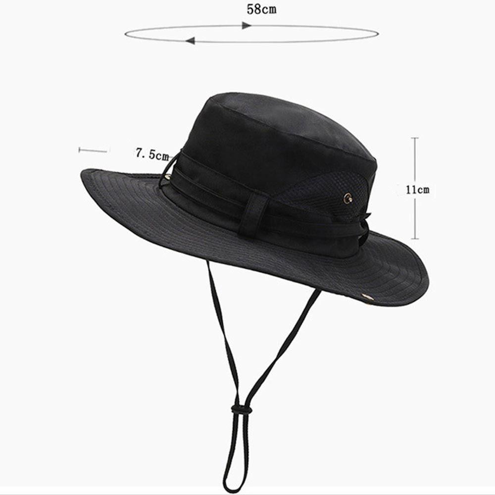 Wide Brim Hiking Hats UV Protection Sun Hat Fashion Panama Cap