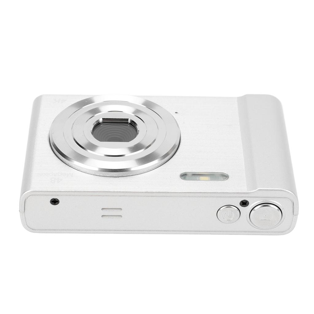 4K Digital Camera for Teens Kids 48MP 1080P HD 2.4 Inch IPS Screen 16X Digital Zoom Pocket Compact