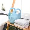 Plastic Bath Basket Handheld Shower Basket Portable Laundry Basket  Bathroom