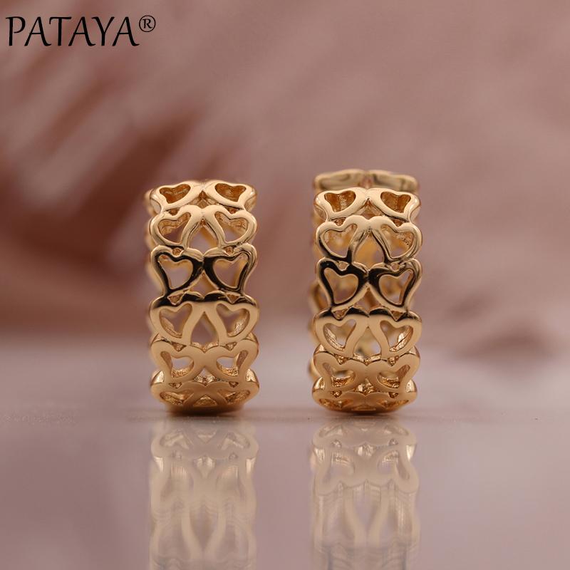 Свадебные серьги из розового золота