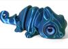 3D Printing Mini Chameleon Figures Multi-joint Movable Simulation Eyes for Home Accessories Kids Toy Gift Living Room Decoration