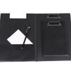1Pcs PU Leather Conference File Folder Black Writing Pad New A4 A5 Clipboard  Office Supply